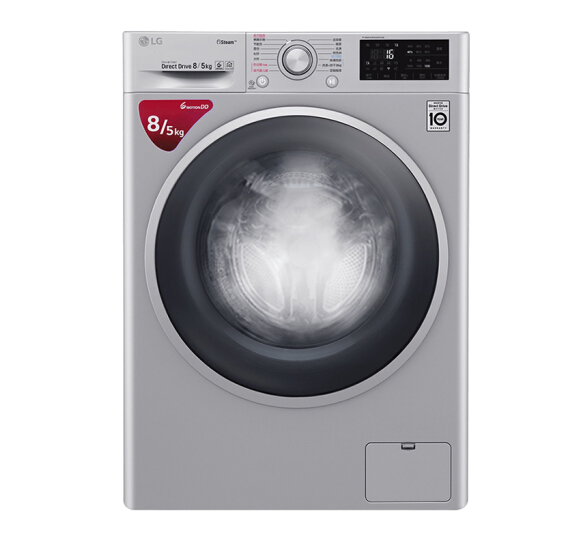lg8kg蒸汽除菌全自动滚筒洗衣机fld80r2l