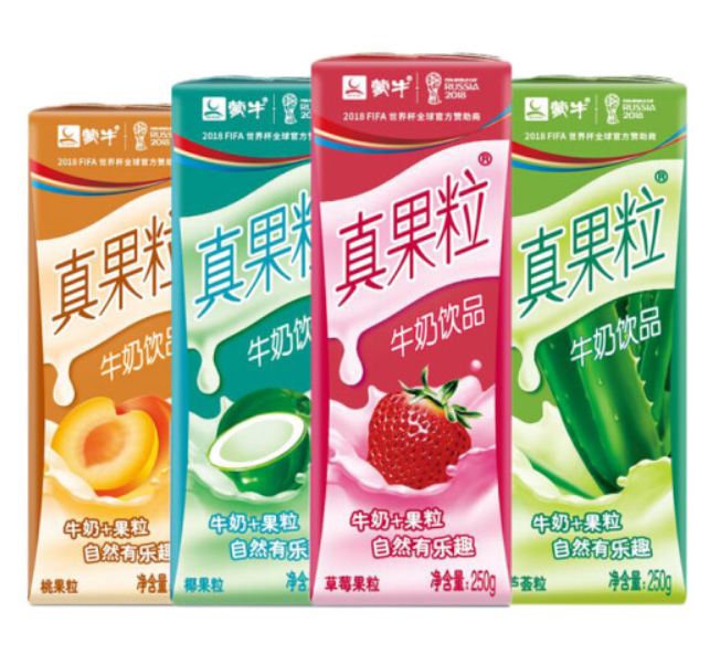蒙牛 真果粒牛奶饮品四种口味250g*24