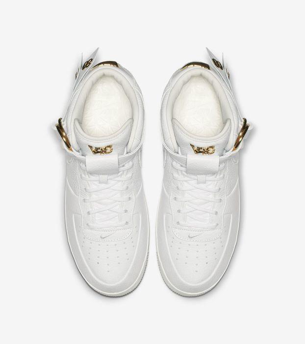 victorcruz联名nike发布白金属金色airforce1