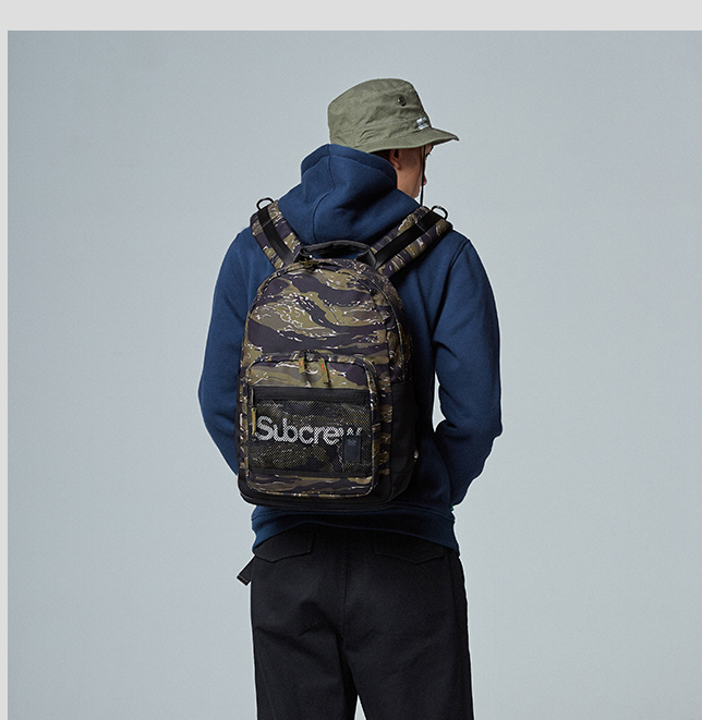 subcrewsub 迷彩虎纹军事型格中号背包