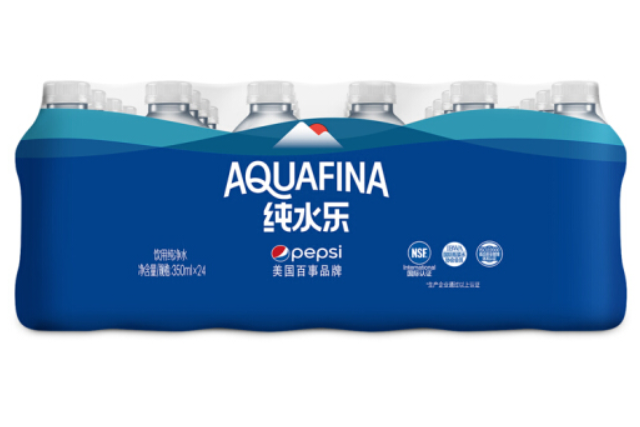 纯水乐饮用天然水饮用水 350ml*24瓶,百事可乐纯水