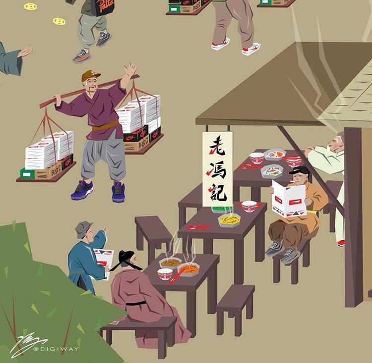 简直跪着看完潮流版的清明上河图出现