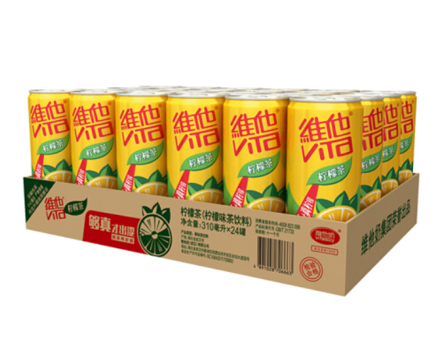维他奶 维他柠檬茶饮料310ml*24罐 整箱装