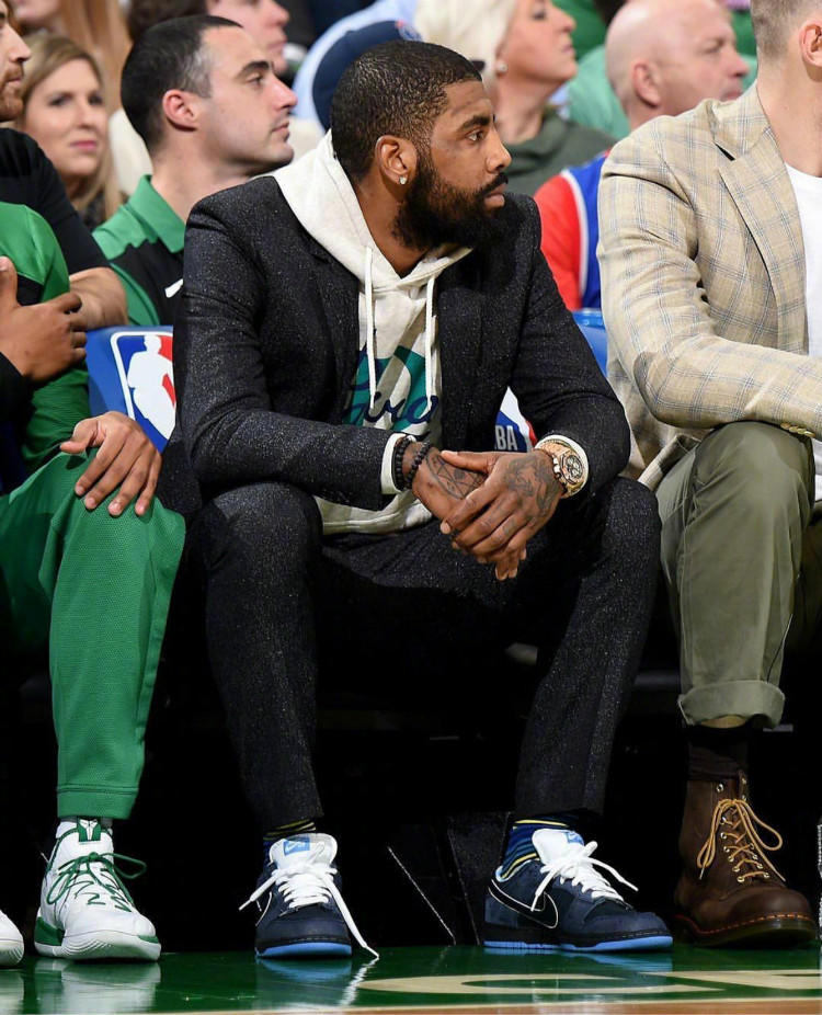 x raf simons061799直达链接凯里-欧文上脚concepts x nike sb dunk