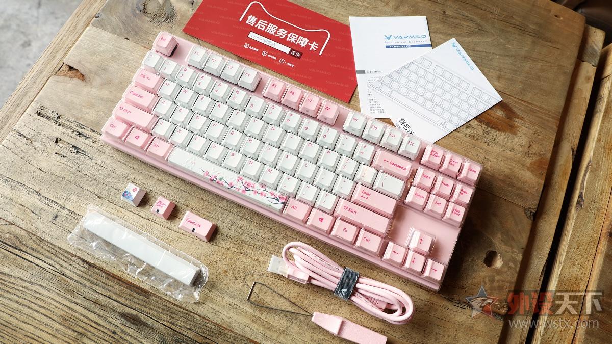 阿米洛“桜”主题键盘图赏简评：倾力绽放    