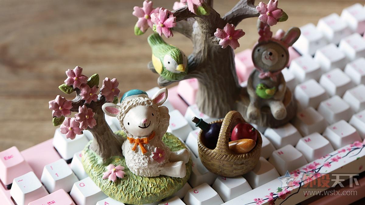 阿米洛“桜”主题键盘图赏简评：倾力绽放    