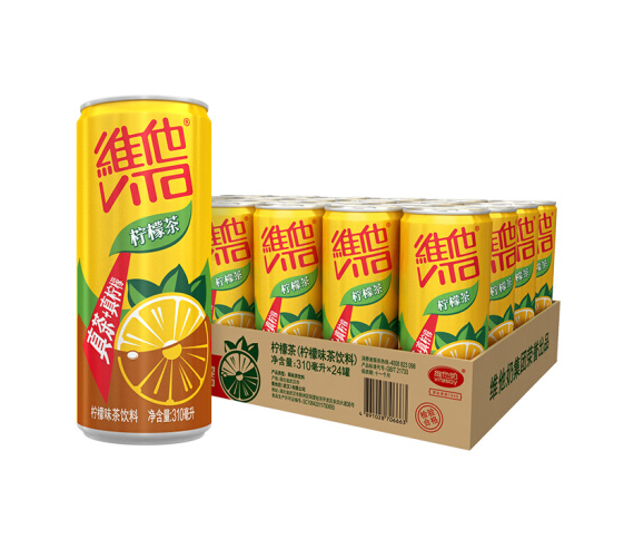 维他奶柠檬茶饮料310ml24罐