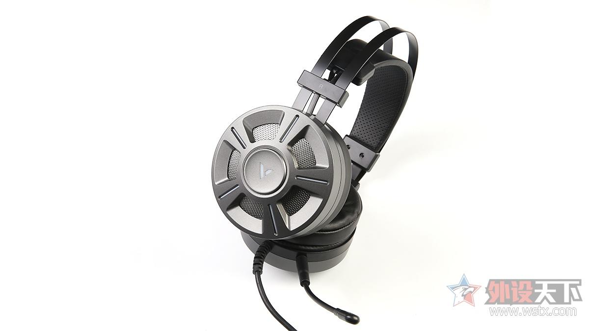 雷柏VH510虚拟7.1声道RGB游戏耳机评测       