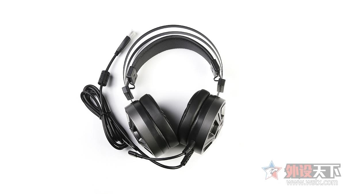 雷柏VH510虚拟7.1声道RGB游戏耳机评测       