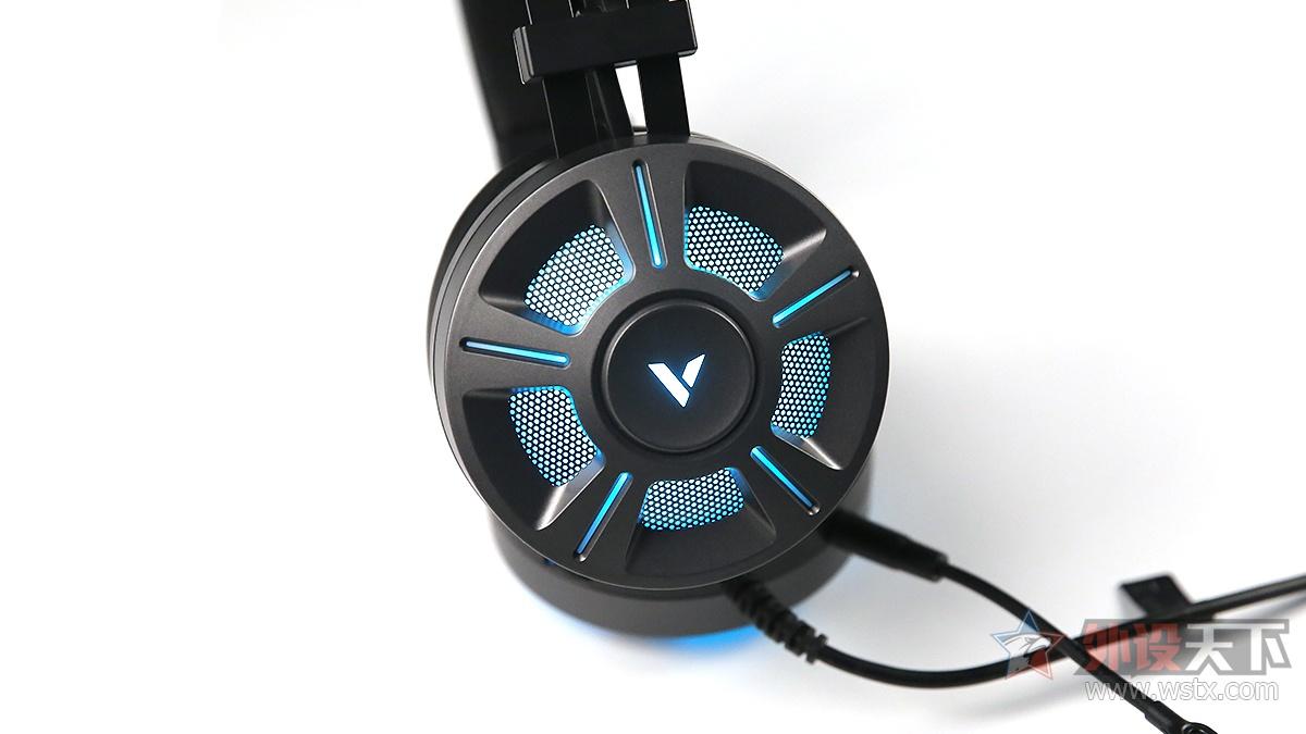 雷柏VH510虚拟7.1声道RGB游戏耳机评测       