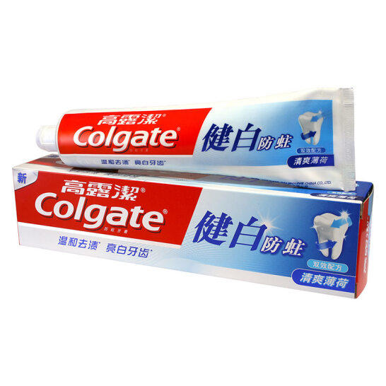 高露洁 牙膏 口味随机 140g*8支