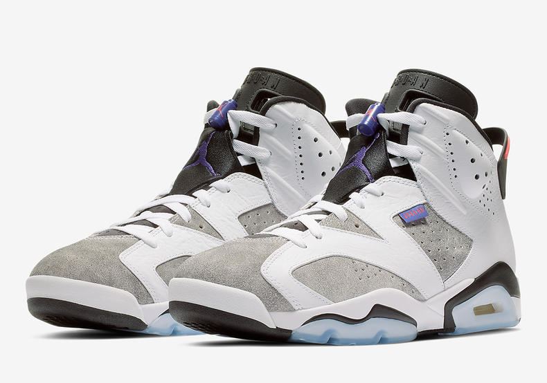 淡雅紫灰airjordan6发布
