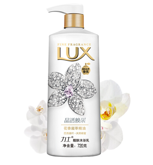 力士(lux)晶透焕采靓肤沐浴露720g