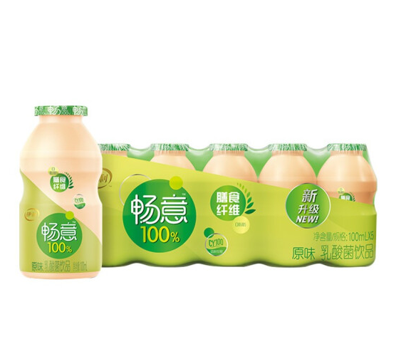 伊利畅意100%乳酸菌饮品原味100ml*30