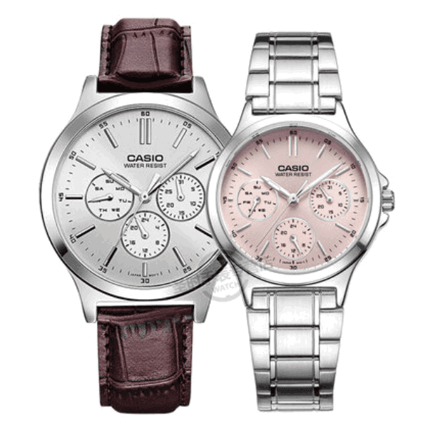 casio卡西欧analogue简约时尚石英情侣表