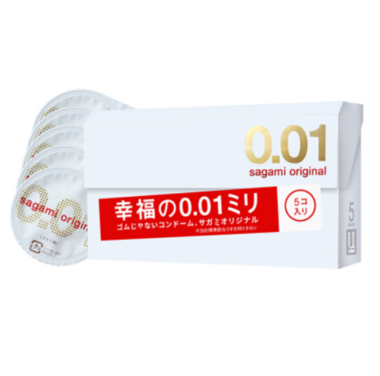 相模原创001超薄标准装安全套避孕套5只装