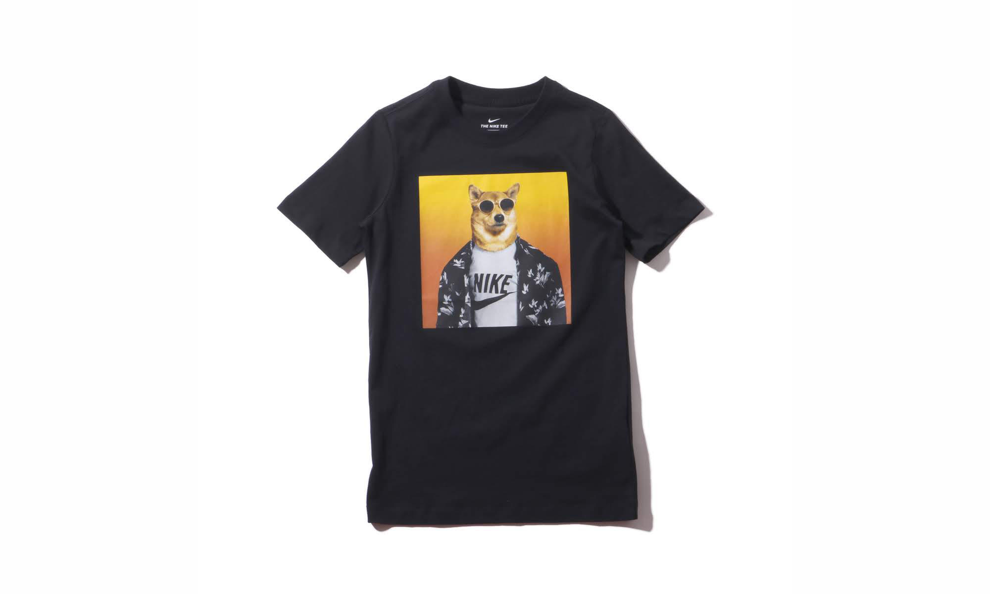 潮酷柴犬再登t恤nikexatmos联名出新