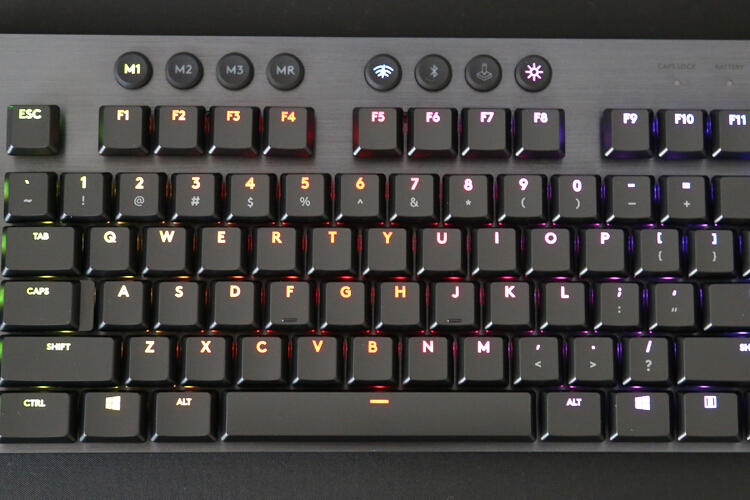 罗技机械键盘键位图图片