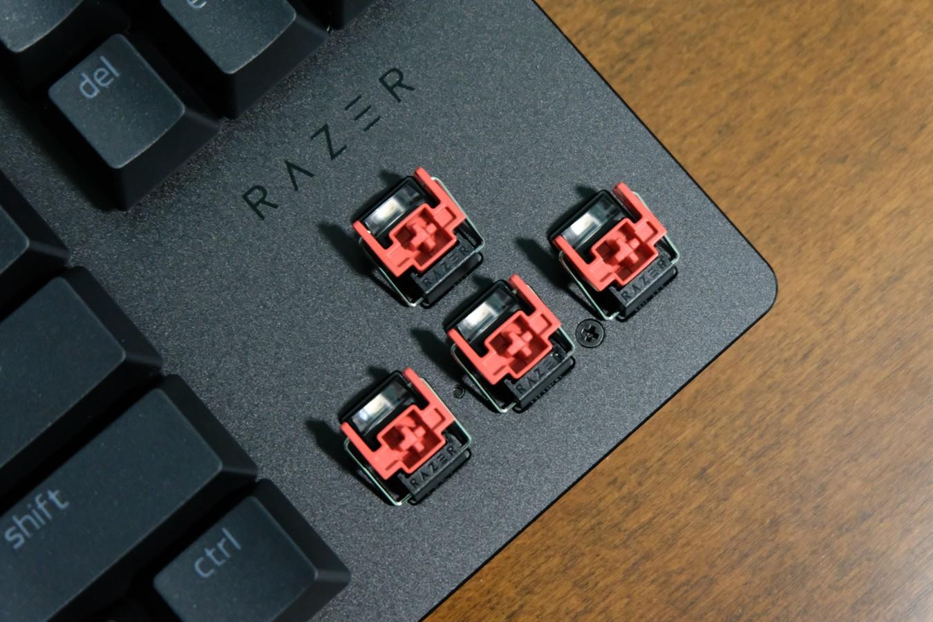 razer雷蛇 猎魂光蛛竞技版线性光轴机械键盘 体验评测