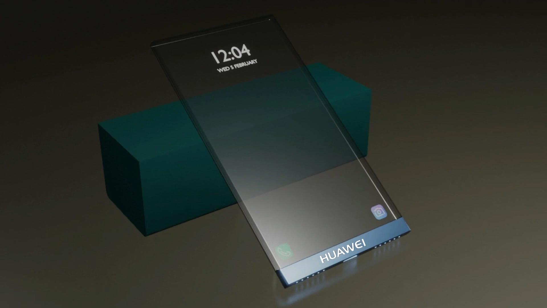 华为p50pro概念图机身全透明化设计这比iphone豪横多了