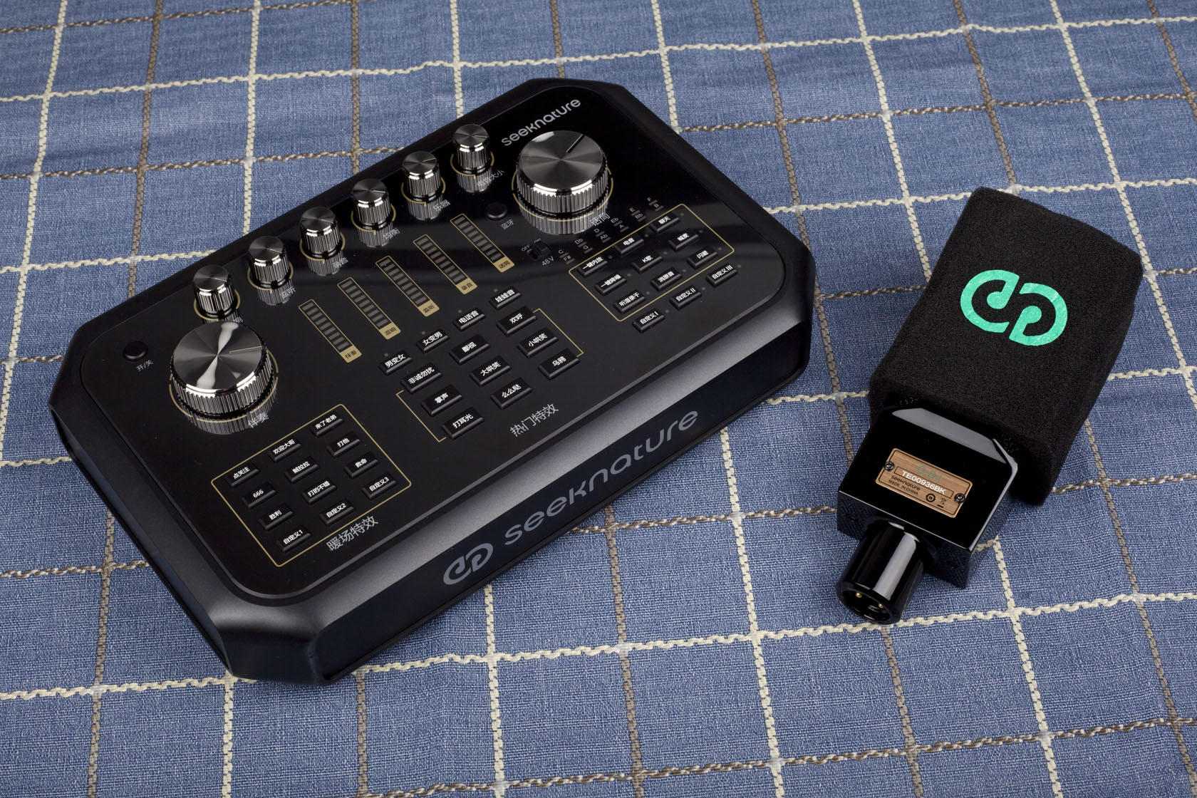 双麦输出玩转双人直播 森然st60调音台直播声卡套装体验