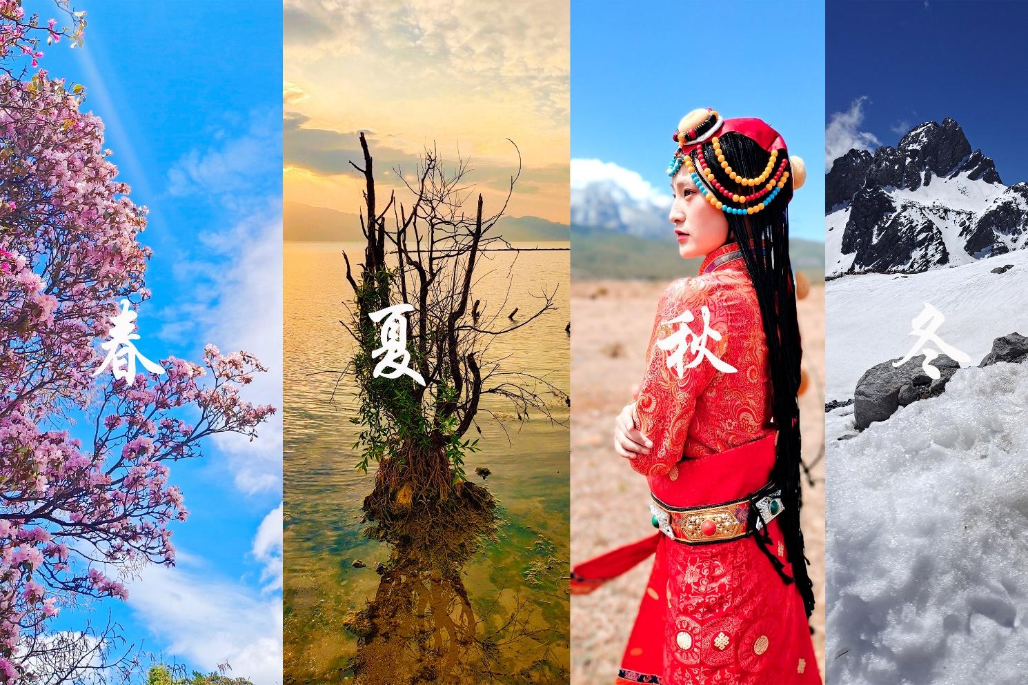 一部手机游云南,vivo s6四摄镜头解锁四季美景