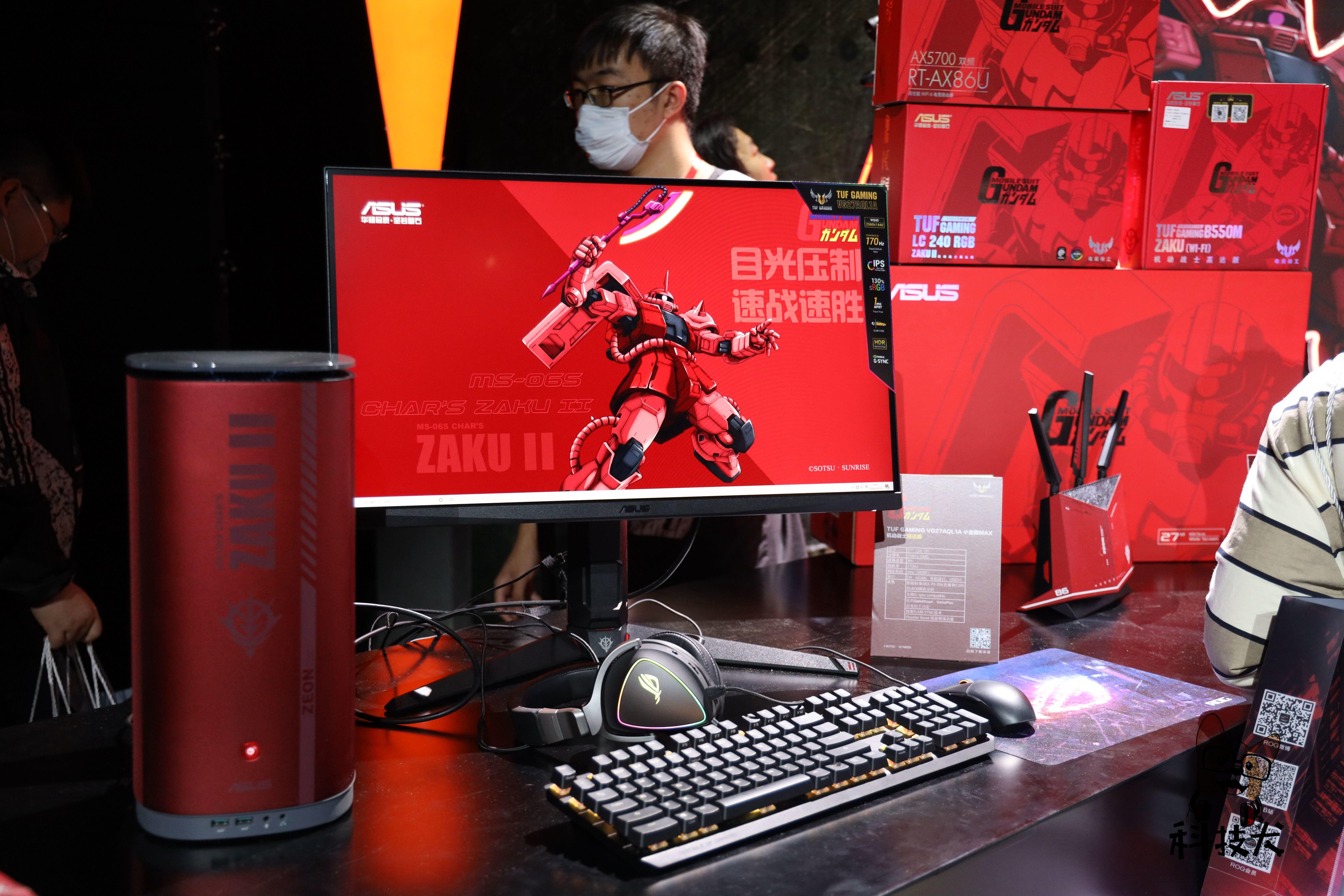 rog魔导士无线机械键盘发布ro姬出道内附图赏