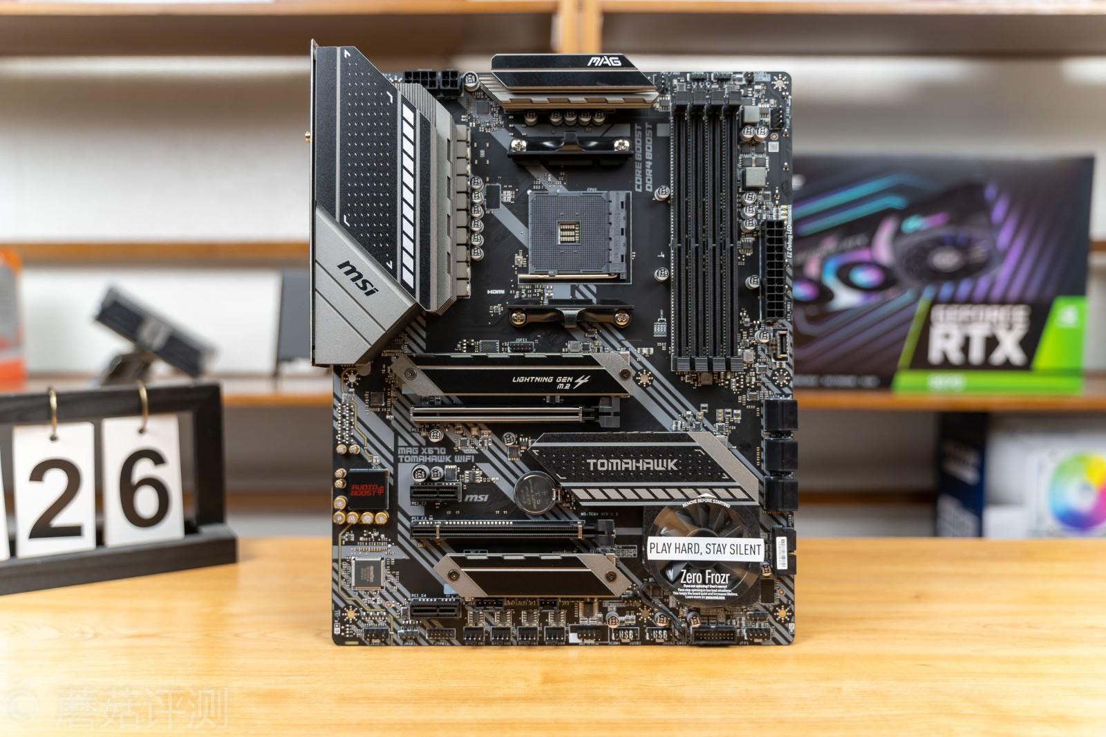 或是5900x的首选座驾,微星x570 tomahawk wifi战斧导弹主板