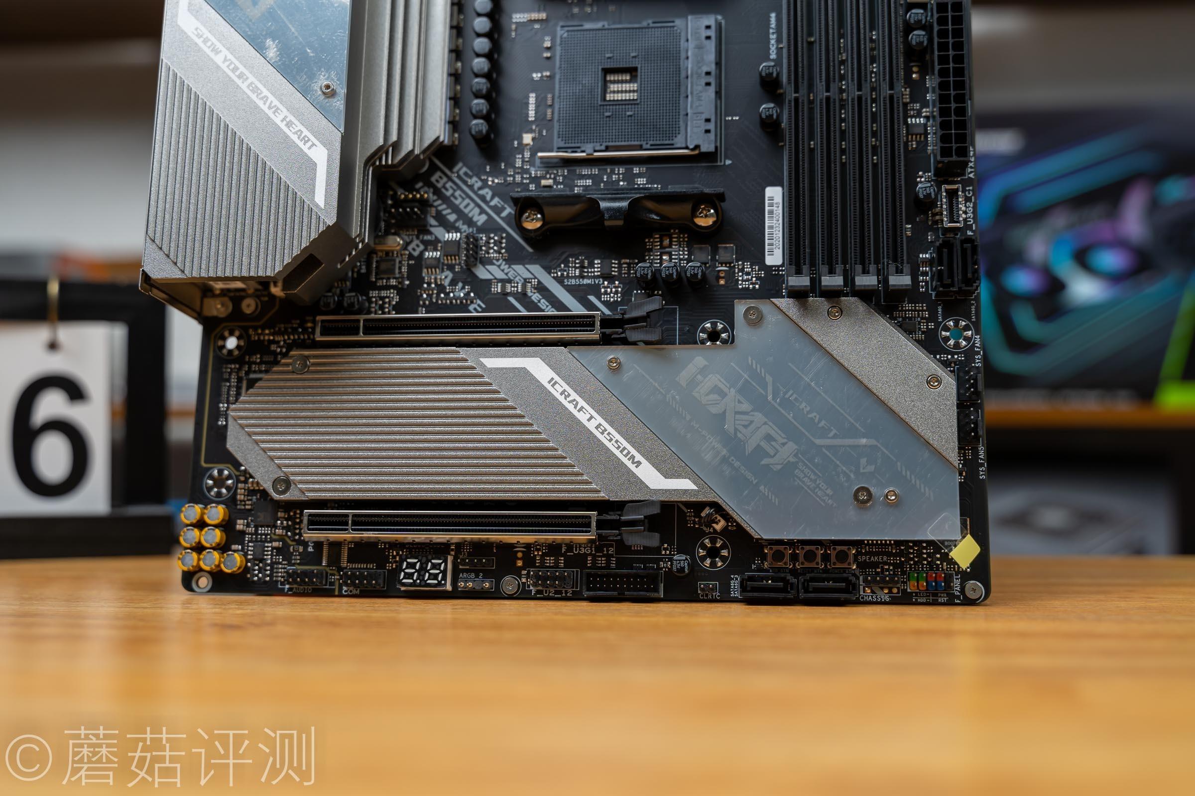强力堆料几乎没有短板铭瑄msicraftb550m电竞之心主板拆解评测