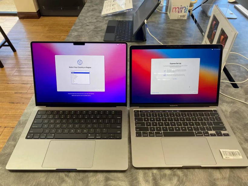 m1promax版macbookpro14外观丑陋无比整体性能接近r9