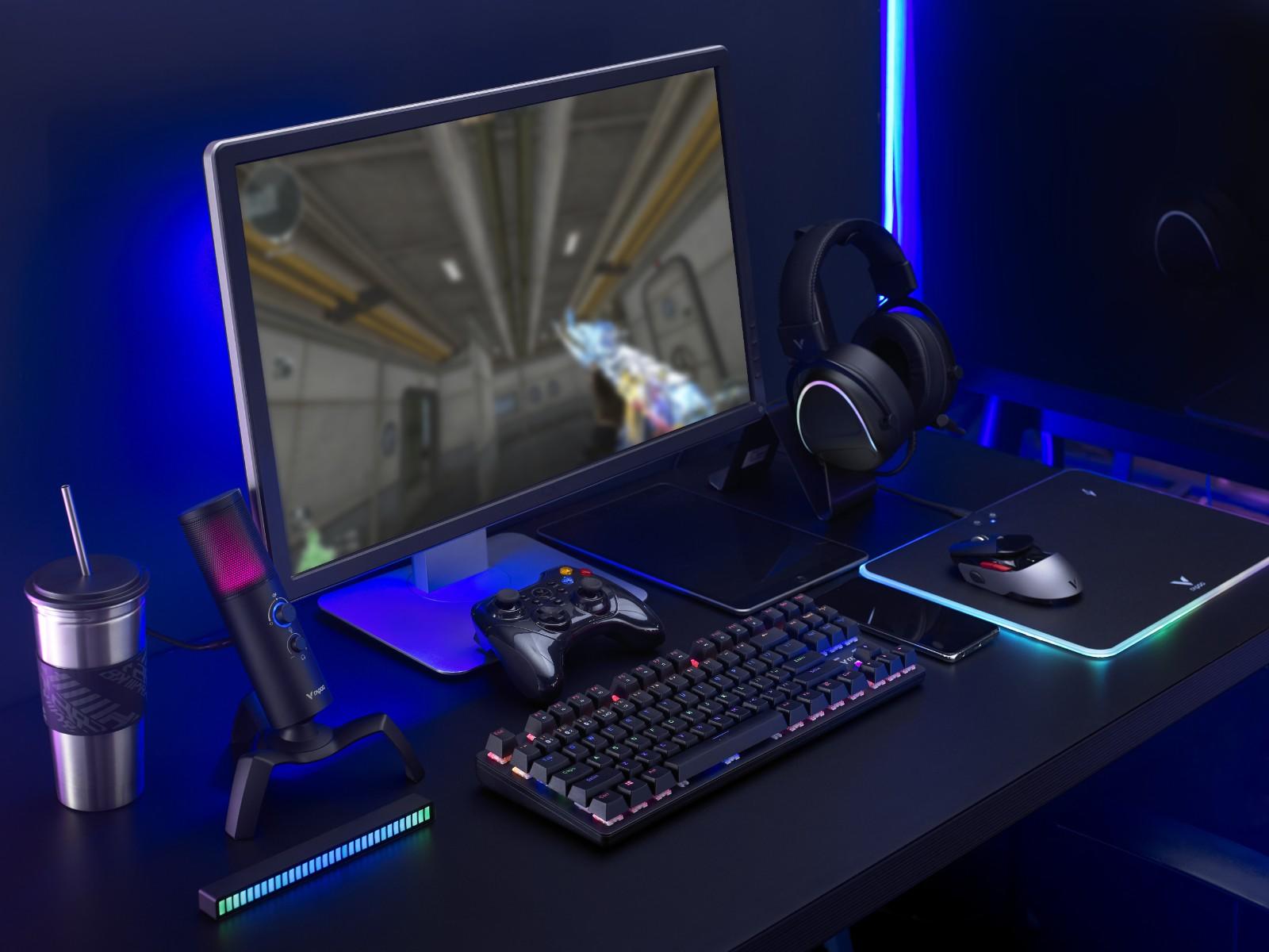 87键布局场景化游戏新体验雷柏v系列电竞游戏全家桶一战配齐