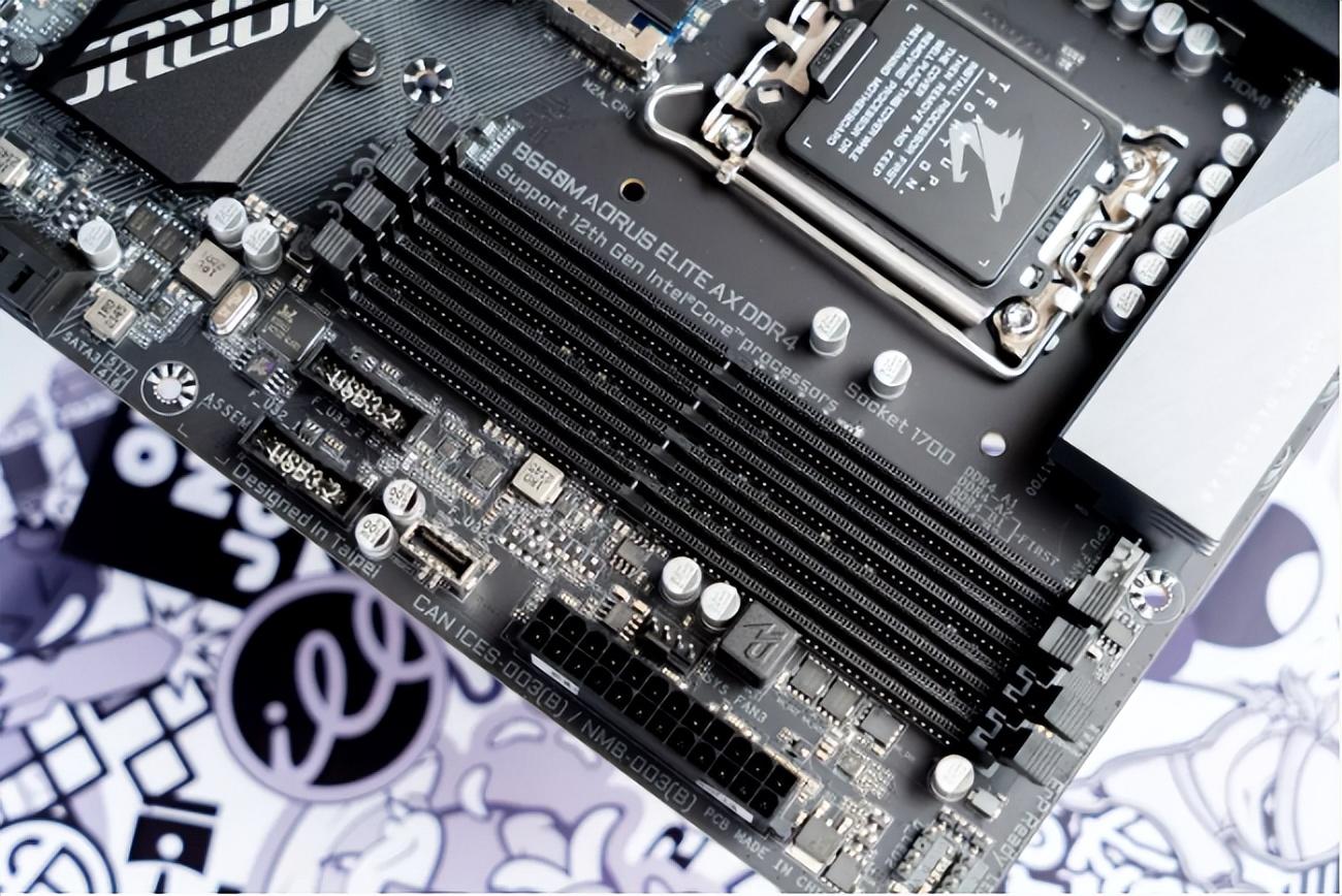 甜点级主板,pcie4.0,wifi6e无线网卡,技嘉b660m小雕ax主板测评-识物