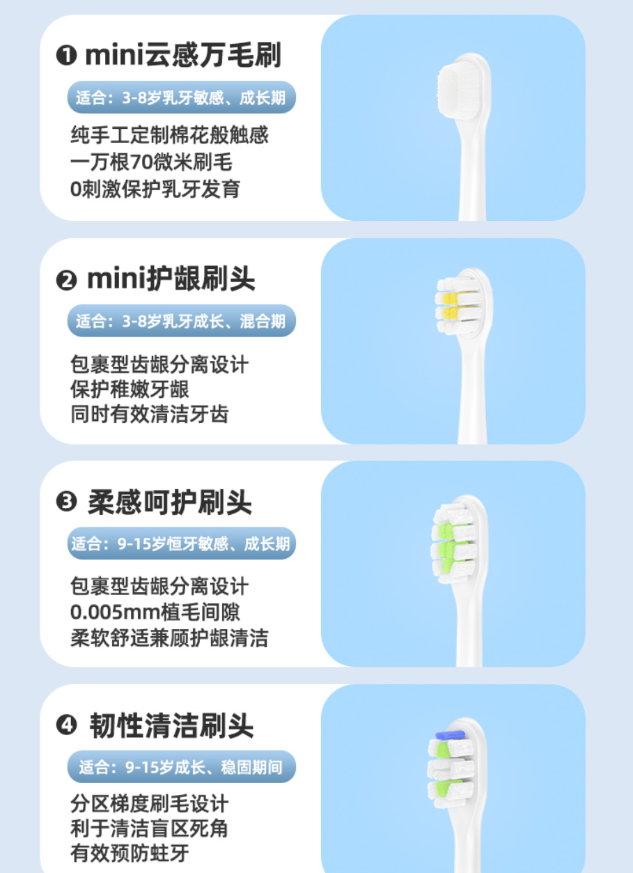 伤牙现象普遍？扉乐VIIV儿童电动牙刷测评