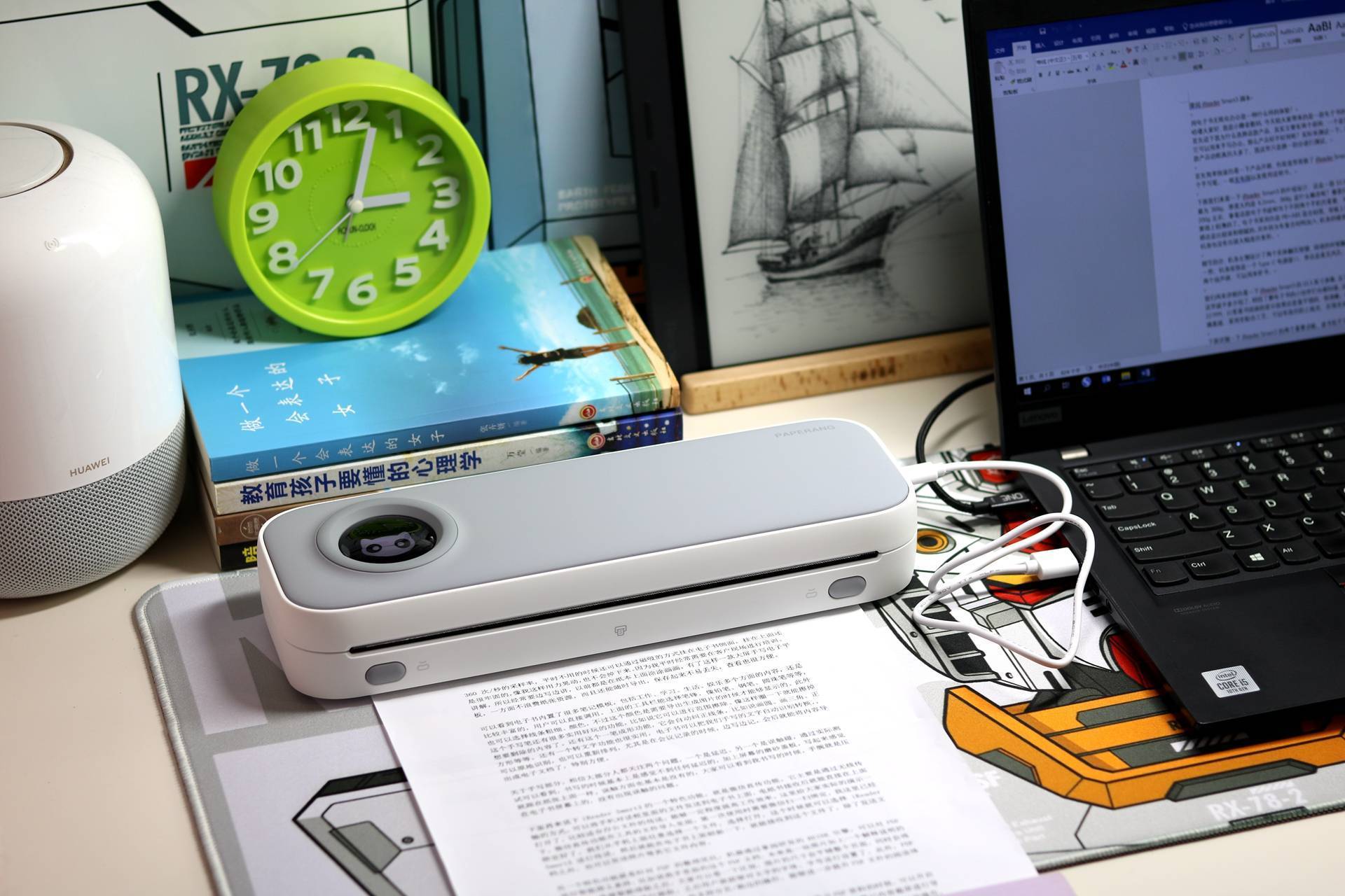 喵喵机学习打印机f2s评测不插电也能打印专为学生党打造