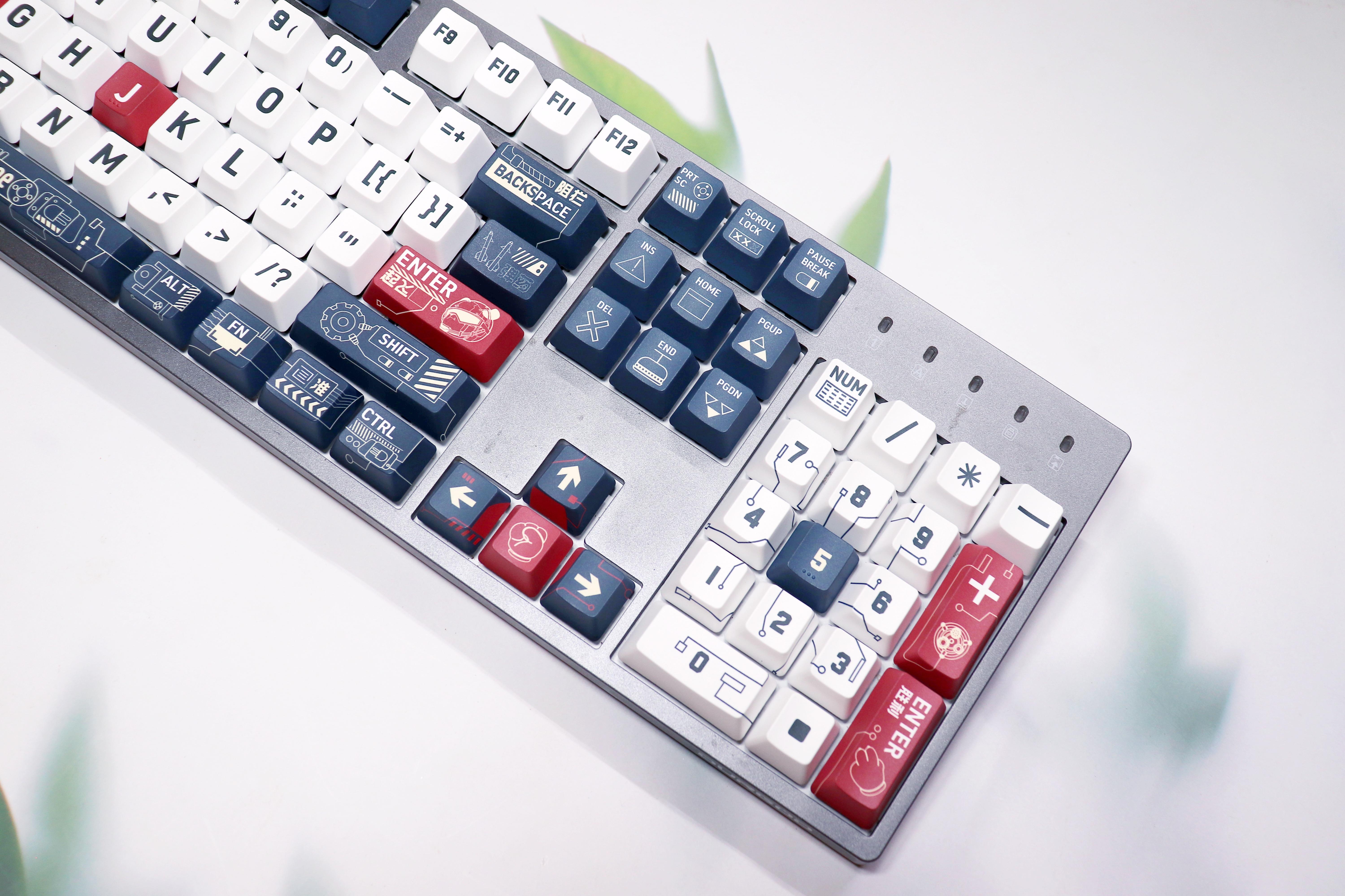 洛斐oem主题键帽体验131键全键帽pbt材质告别油腻